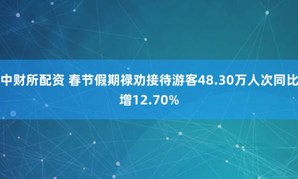 中财所配资 春节假期禄劝接待游客48.30万人次同比增12.70%